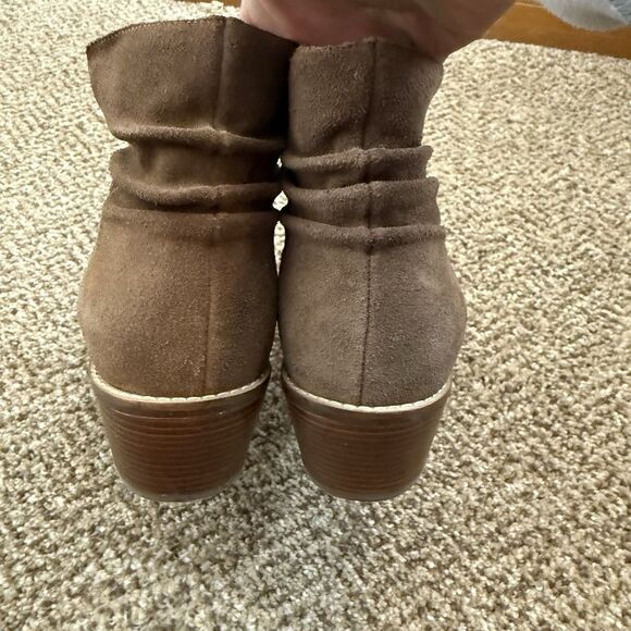 Womens Cole Haan Alayna Slouch Brown Suede Ankle Boots Booties Size 9.5 B GUC - Picture 6 of 11